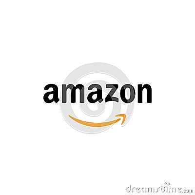 Amazon Logo Editorial Vector Vector Illustration