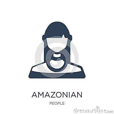 amazonian icon in trendy design style. amazonian icon isolated on white background. amazonian vector icon simple and modern flat Vector Illustration