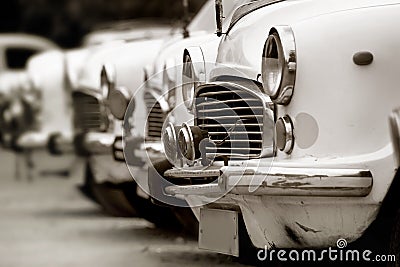 Ambassador Cars Stock Photo