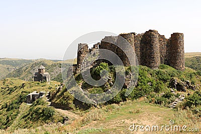 Amberd Fortress Stock Photo