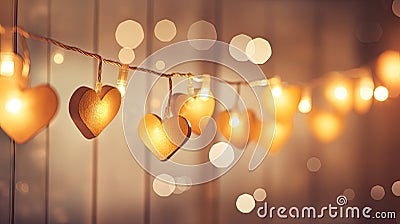 ambiance love lights Cartoon Illustration