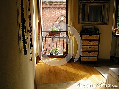 ambiance romantic bedroom Stock Photo