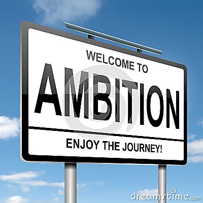 Ambition concept. Stock Photo