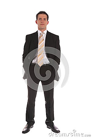 Ambitious businessman Stock Photo