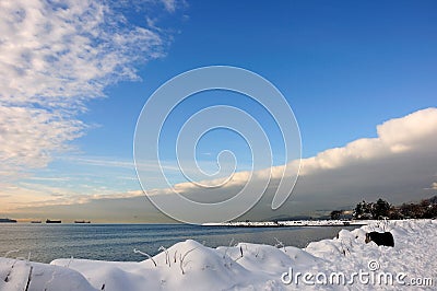 Ambleside park in West Vancouver near Park Royal. Stock Photo