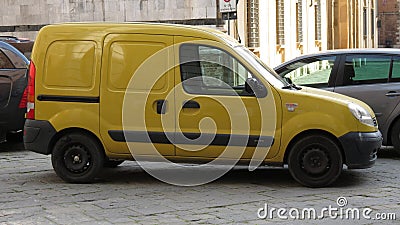 Ambrogio Lorenzetti frescoes in Siena Editorial Stock Photo