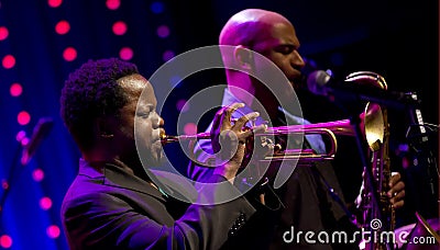 Ambrose Akinmusire Quintet performs live on 28th April Jazz Editorial Stock Photo