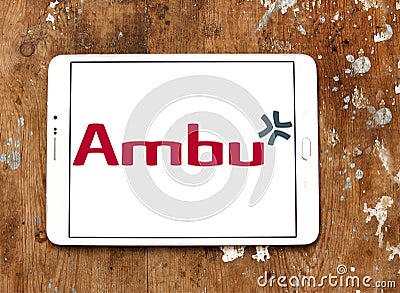 Ambu company logo Editorial Stock Photo
