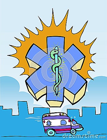 Ambulance Vector Illustration