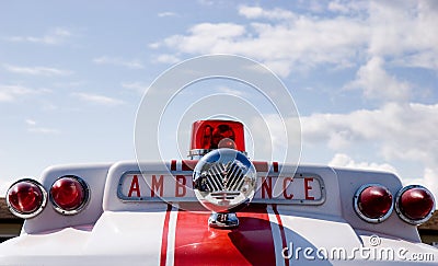 Ambulance siren Stock Photo