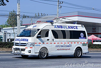 Ambulance van Editorial Stock Photo