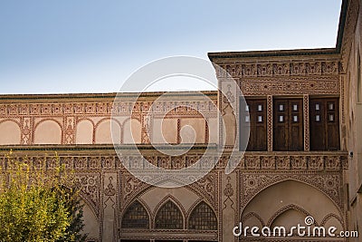 Ameri house in Kashan, Iran Stock Photo