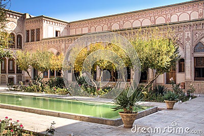Ameri house in Kashan, Iran Stock Photo