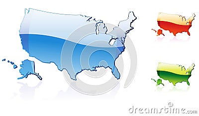 America Vector Illustration