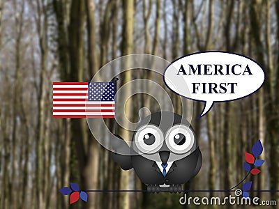 America First pledge Stock Photo