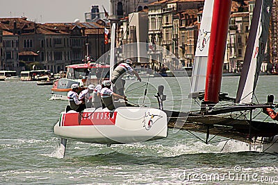 America's Cup World Series in Venice Editorial Stock Photo