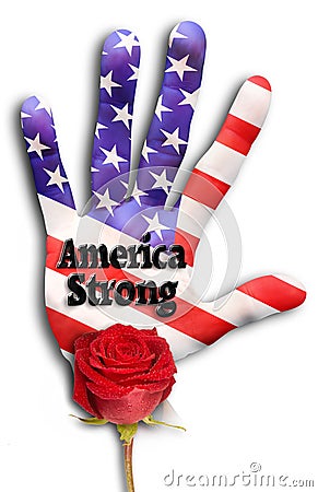 The America Strong. Stock Photo