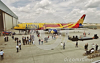 America West Boeing B-757-23A N916AW CN 24291 LN 215. Editorial Stock Photo