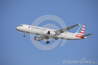 American Airlines Airbus A321 Editorial Stock Photo