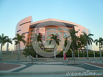 The American Airlines Arena, home of the Miami Heat Editorial Stock Photo