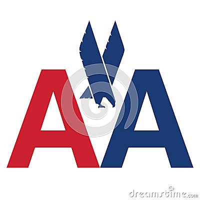 American Airlines logo icon Editorial Stock Photo