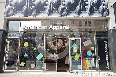 American Apparel Editorial Stock Photo