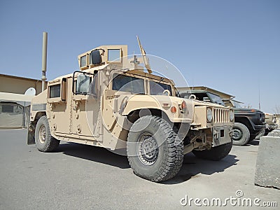 American army transporter HMMWV humvee Editorial Stock Photo