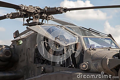 American attack helicopter longbow apache Stock Photo