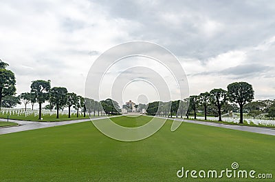 The American Battle Monuments Commission Stock Photo