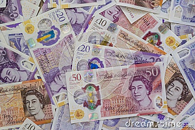 American cash, UK pound, Euro, ron lei romanian banknotes money dollar bills UK pound background financial concept cash close- Editorial Stock Photo