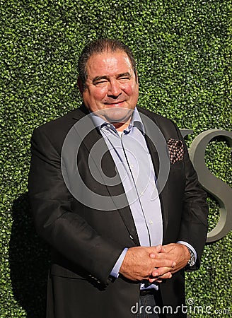 American celebrity chef and TV personality Emeril Lagasse attends the 2016 US Open Editorial Stock Photo