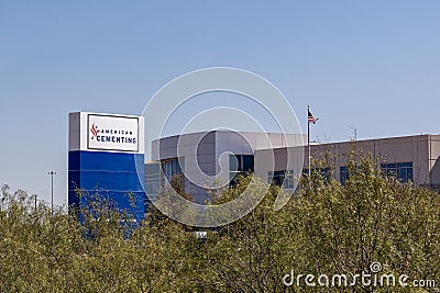American Cementing company in Odessa, Texas Editorial Stock Photo