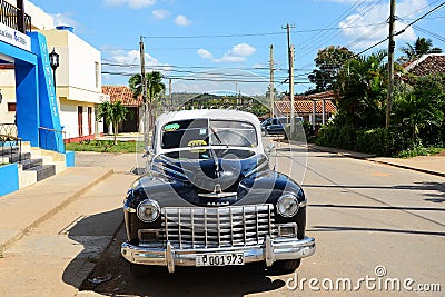 American Chevrolet in Vinales, Cuba Editorial Stock Photo