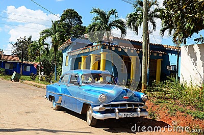 American Chevrolet in Vinales, Cuba Editorial Stock Photo