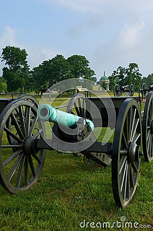 American civil war cannon Stock Photo