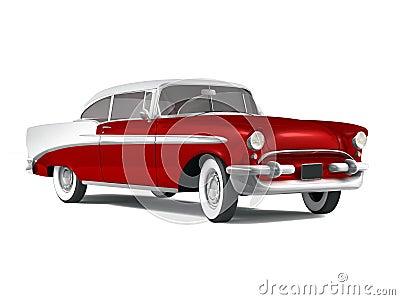 American Classic Car Stock Photo