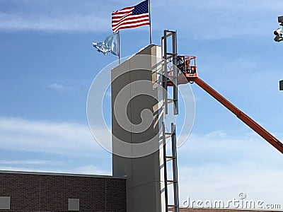 American construction Editorial Stock Photo