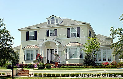 American Dream Home Stock Photo