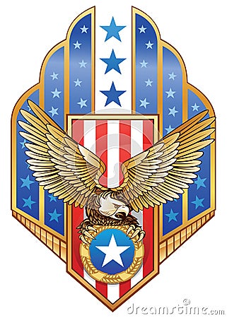 American Eagle Vector Illustration