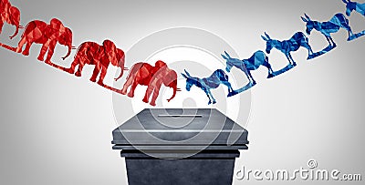 American Election Choice Editorial Stock Photo