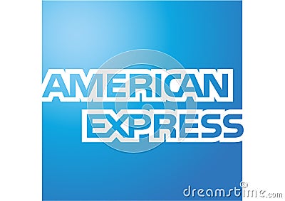 American Express Logo Editorial Stock Photo