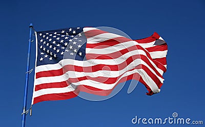 American Flag Stock Photo