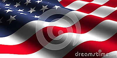 American flag Stock Photo