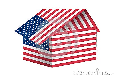 American flag Stock Photo