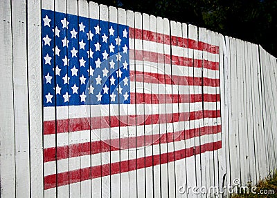 American Flag Stock Photo