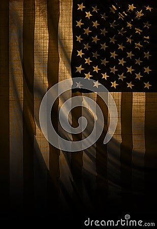 American flag Stock Photo