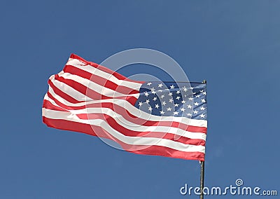 American Flag. Stock Photo