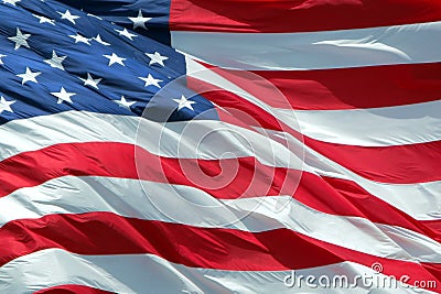 American Flag Stock Photo