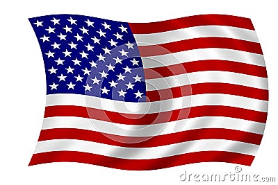 American flag Stock Photo