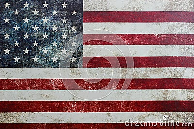 American flag background Stock Photo